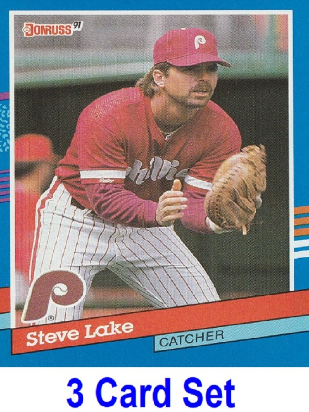 Steve Lake Baseball Card Collection